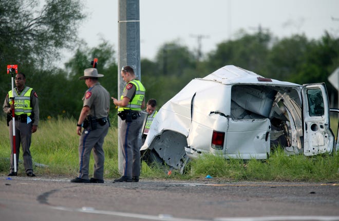 تكساس: 10 قتلى بعد تحطم شاحنة تقل مهاجرين