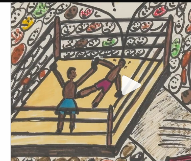 لوحات من رسم الملاكم الشهير محمد علي تباع بقيمة 945524 دولار في مزاد علني