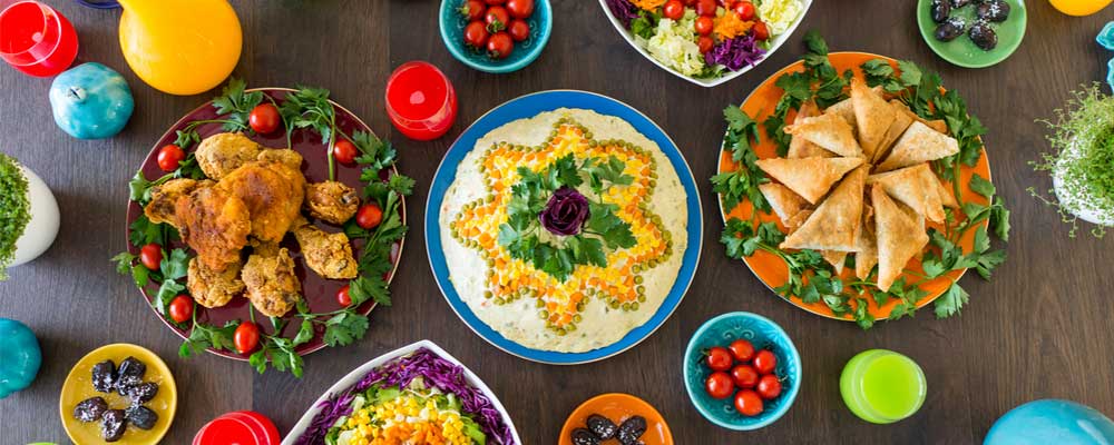 تنوع الأطعمة في الوجبة الإفطار