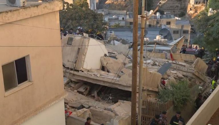 ما هي قصة انهيار عمارة في اللويبدة عمان، الأردن؟!